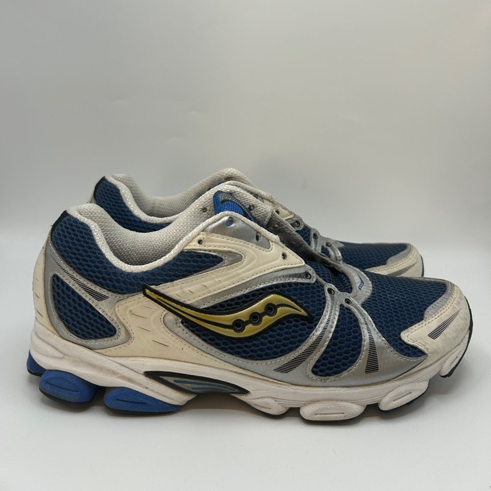Saucony Men's Blue and White Running Shoes Men Size 12